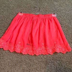 Girly pink skirt